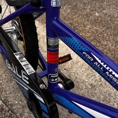 【自転車】キッズ  18インチ  ブルーの画像