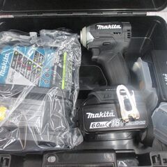 マキタ makita TD170DRGXB インパクトドライバ 未使用品 長期保管品 バッテリ18V 6.0Ah二個/充電器 黒【ハンズクラフト宜野湾店】の画像