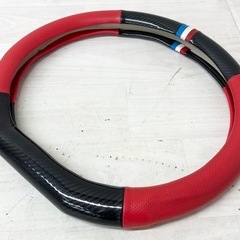 【中古品】ハンドルカバー カー用品 車内 装飾　の画像