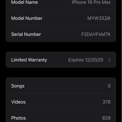 Iphone 16 Pro Max Desert Taitanium 256GBの画像