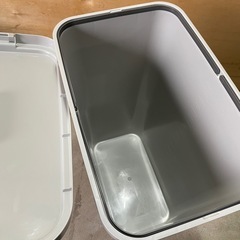 ①　ベルク 90S 本体 ゴミ箱 ごみ箱 角型 四角 BELC 定番 業務用 約90リットル 約90L 青 灰色 ブルー ペール グレー 大容量 リス 岐阜プラスチック工業の画像