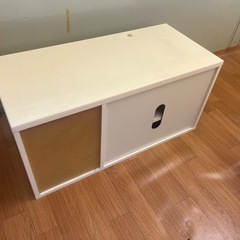 中古　テレビ台　白の画像