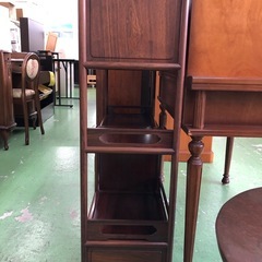 【ドリーム川西店御来店限定】☆ジモティー見たよ♪割引☆  茶箪笥 ブラウン クリーニング済み 【99560000030126】の画像