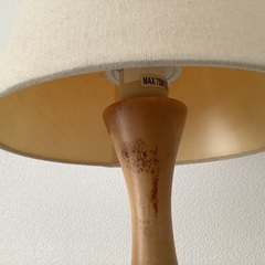 IKEA 照明器具 テーブルランプ 2個セット 木製の画像
