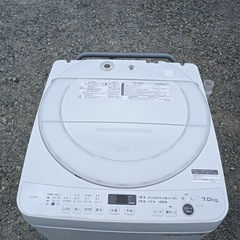 【八6370】シャープ 2022年製 全自動電気洗濯機 7.0kgの画像