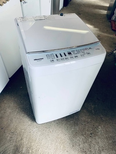 EJ5565番 Hisense 全自動電気洗濯機 HW-G55B-W