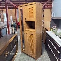 A1635🌟配送♻️設置可能‼️下駄箱、シューズボックス玄関収納幅75センチ🌟の画像