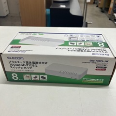 2510-221　ELECOM  プラスチック筐体電源外付け  100BASE-TX対応  スイッチングハブ　未開封の画像