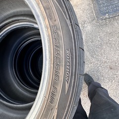 225/45R18 DUNLOP タイヤ4本セット 2023年製 の画像