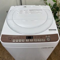 R209 ☀️ ジモティー限定特別価格！SHARP 洗濯機（洗濯7.0㎏) 20年製 ES-T712 ⭐ 動作確認済 ⭐ クリーニング済の画像