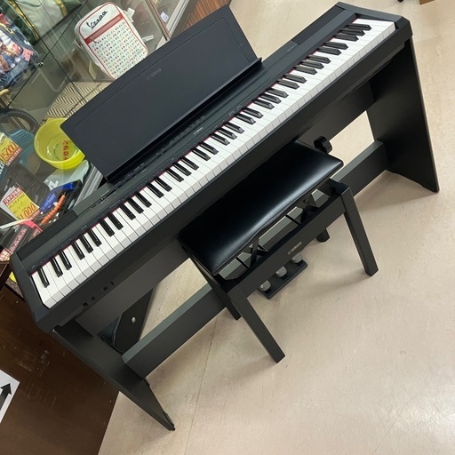 YAMAHA P-115 デジタルピアノ　美品！　ピアノスローン付
