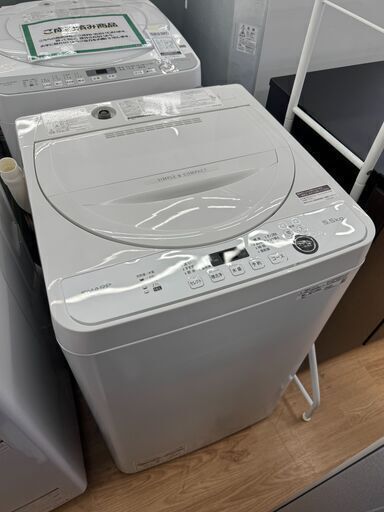 ★リユースのサカイ春日部店★KJ11986 SHARP 洗濯機 ES-GE5E 5.5kg 21年製 動作確認／クリーニング済み