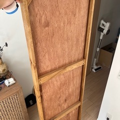 全身鏡 木製フレーム付きの画像