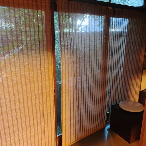 竹のブラインド、2枚の価格です。竹のころ色合い、太陽の色合い、屋外の窓の巻き上げシェード - ハンドウの生態学的な竹のカーテン、シェード、断熱、通気性、。