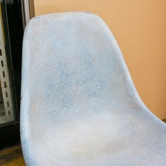 【武蔵小山店】 配送可！　イームズ ヴィンテージ シェルチェア グラスファイバー ローワイヤーベース キャッツクレイドル ラウンジベース ファイバーグラスチェア  LAR　Herman Miller ハーマンミラー 検) 4th 2nd アームシェルチェア シェルサイドチェア　イームズ　EAMES HermanMiller ビンテージ　1959〜　50s 60s 70s ミッドセンチュリー　グラスファイバー　ガラスファイバー　エンボス加工　マルチカラー　midcentury  の画像