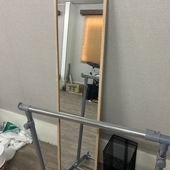 ハンガー　傘立て　姿見　鏡　セット
の画像