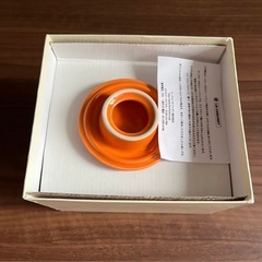 【新品未使用】Le Creuset ル・クルーゼ ティーポット オレンジ レッド 箱付きの画像