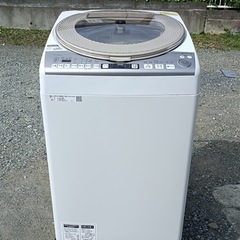 【八6364】シャープ 2018年製 電気洗濯乾燥機 8.0kgの画像