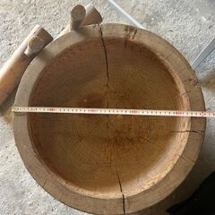 木臼 と杵　うす と きねの画像