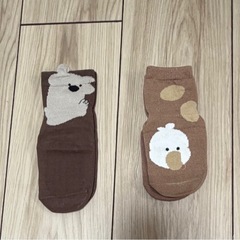NEMO BABY ベビーソックス 2足セット（Lサイズ 15〜17cm／滑り止め付き）の画像
