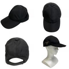 プラダ PRADA キャップ 三角プレート 2HC274 ブラックの画像
