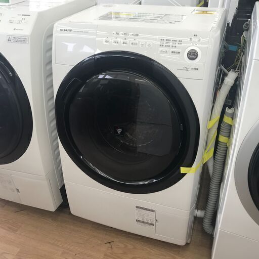 ★リユースのサカイ春日部店★KJ11738 SHARP　シャープ ドラム式洗濯機 ES-S7F-WR ７/3.5kg 21年製 動作確認／クリーニング済み
