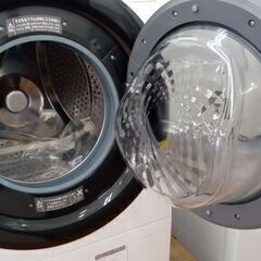 ★リユースのサカイ春日部店★KJ11738 SHARP　シャープ ドラム式洗濯機 ES-S7F-WR ７/3.5kg 21年製 動作確認／クリーニング済みの画像