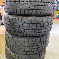 & タイヤスチールホイール　スタッドレス4本セット　215/65R16 5穴　2019年製　エクストレイル　エルグランド　デュアリス　プレサージ等の画像