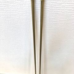 アンティーク調 つっぱり棒 ２本セット おしゃれ 1.2m~2m伸縮 アンティークゴールドの画像
