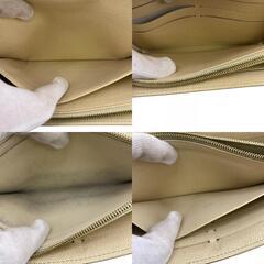 ルイヴィトン LOUIS VUITTON 長財布 ダミエ アズール ポルトフォイユ サラ N63208 ホワイトの画像