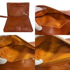 エムシーエム MCM セカンドバッグ ヴィセトス マルチ トラベルケース ブラウンの画像