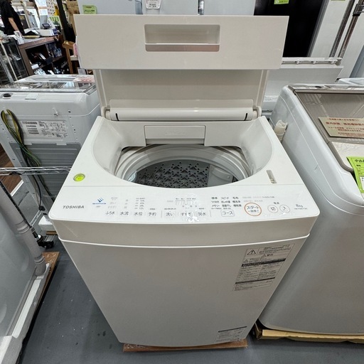 USED 洗濯機 TOSHIBA 2019年製 8K