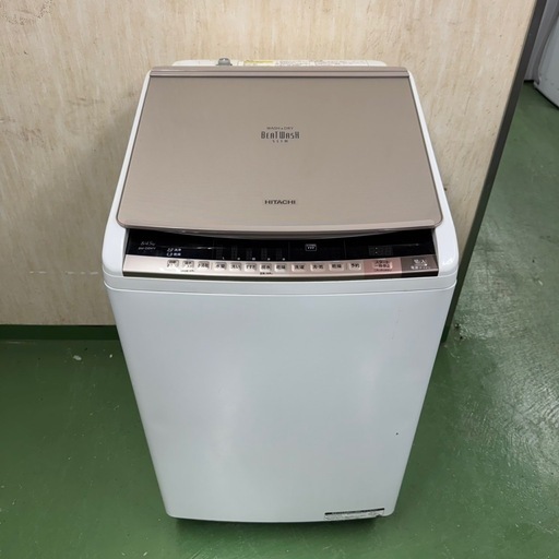 2F☆43送料無料 日立洗濯機　16年製　乾燥機能付き  安い　冷蔵庫