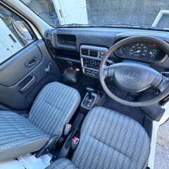 😊アクティトラック😀軽トラ🤞バモス顔👌社外アルミ😊AT免許で乗れるオートマ車👍まだまだ現役😀綺麗な車です😃修復歴なし👍の画像