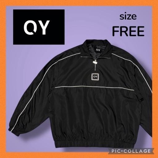 ★美品・人気★ OY オーワイ 黒 アノラック ジャケット 韓国製 Ｌ～XL相当