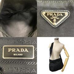 プラダ PRADA ショルダーバッグ 三角ロゴプレート ブラックの画像