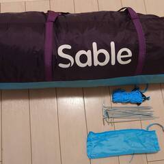 美品　Sable テント 数秒設営 ワンタッチ キャンプテント 3-4人用の画像