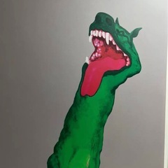 周春芽Zhou Chunya |緑犬|シルクスクリーン版画の画像