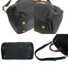 バレンシアガ BALENCIAGA ハンドバッグ クロコ 2way ブラックの画像