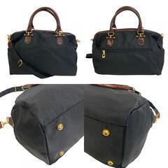バレンシアガ BALENCIAGA ハンドバッグ クロコ 2way ブラックの画像