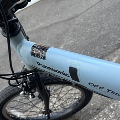 電動　アシスト　折りたたみ　自転車　Panasonic オフタイム　美品　2018y or　2019yの画像