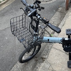 電動　アシスト　折りたたみ　自転車　Panasonic オフタイム　美品　2018y or　2019yの画像