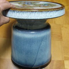 高級 花台 ガーデンスツール 陶器椅子 セットの画像