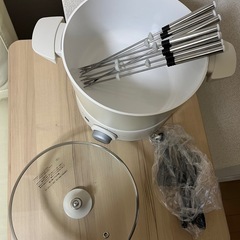 チーズフォンデュ 串揚げ 鍋の画像