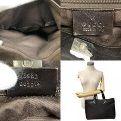 グッチ GUCCI トートバッグ GG柄 73982 ブラウンの画像