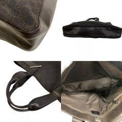 グッチ GUCCI トートバッグ GG柄 73982 ブラウンの画像