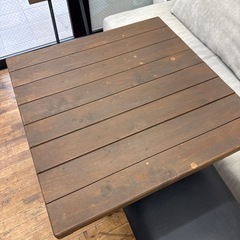 カフェテーブル　チェア二脚セットの画像