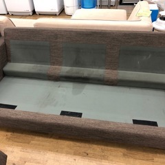 【ドリーム川西店御来店限定】☆ジモティー見たよ♪割引☆  オットマン付き3Pソファ  クリーニング済み 【99560000029874】の画像