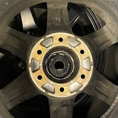 & タイヤホイール　スタッドレス4本セット　265/70R17 6穴　2023年製 7.5J +25 PCD139.7　ハイラックス ランドクルーザー プラド 等の画像