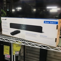 ★ジャングルジャングル貝塚店★　BOSE ボーズ　solo5 TV sound system ワイヤレスサウンドバーテレビ用スピーカー　Bluetooth対応　スピーカー　ブルートゥース　オーディオ　貝塚市　二色浜　リサイクルショップの画像